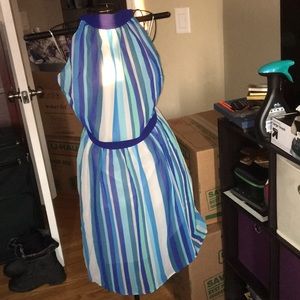 Plus size halter top dress